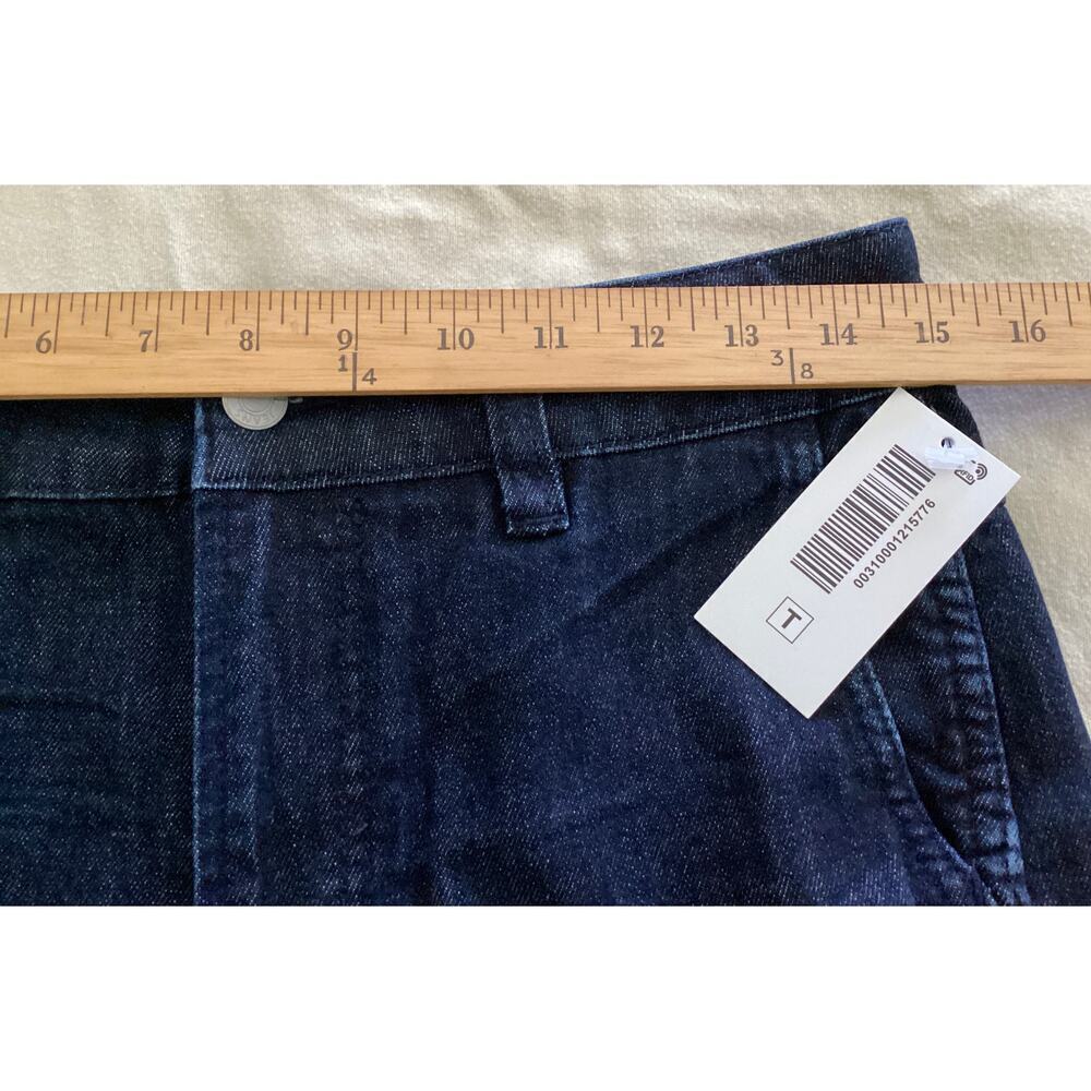 JCrew women's high-rise wide-leg classic preppy jeans dark wash women’s size 28 - Picture 4 of 6